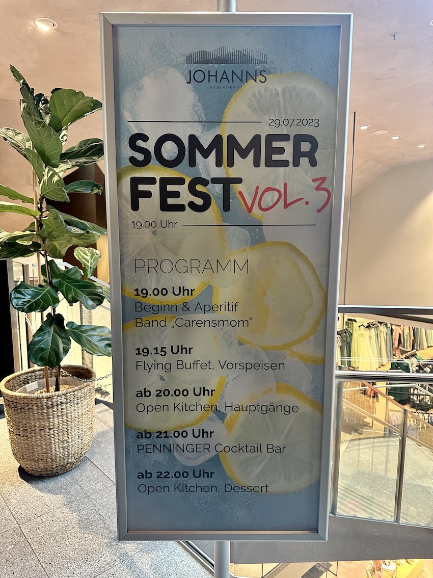 Restaurant JOHANNS Waldkirchen Sommerfest - GenussReise.blog