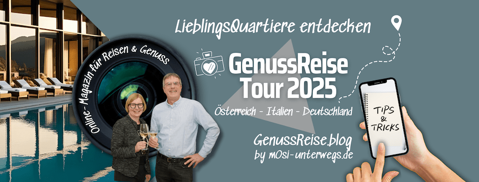 Online-Magazin für Reise & Genuss auf Genussreise.blog Lieblingsquartiere entdecken