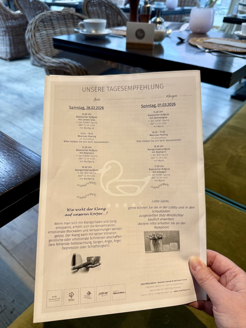 Das Mühlbach - Bad Füssing - Genussreise.blog