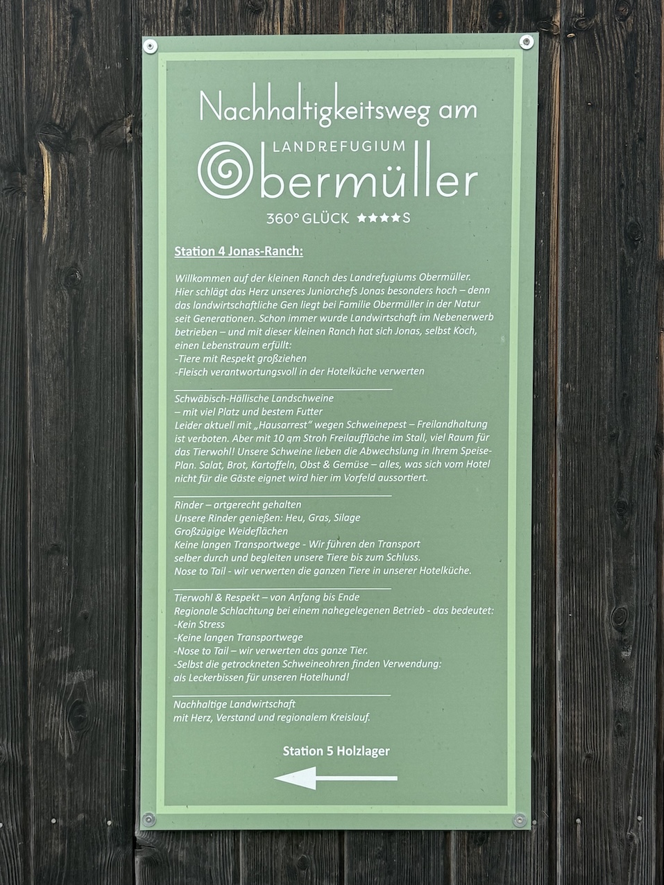 Landrefugium Obermüller - GenussReise.blog